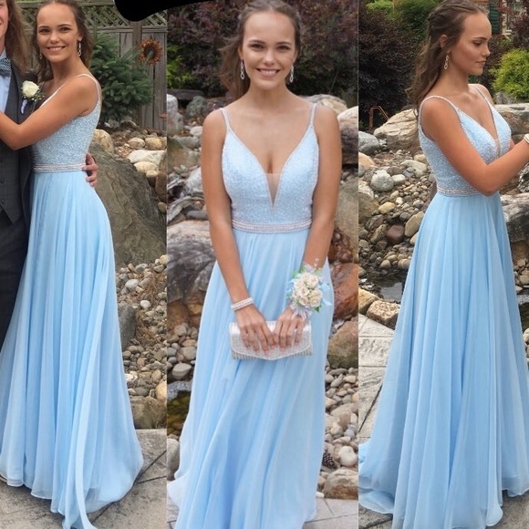 Sherri Hill 2018 Prom Dresses Blue